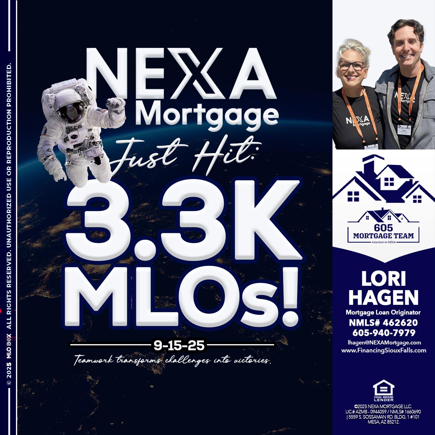 3.3K - Lori Hagen & Tony Bartholomaus -Mortgage Brokers