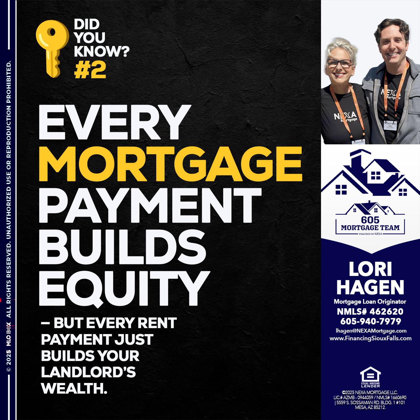 DID YOU KNOW? - Lori Hagen & Tony Bartholomaus -Mortgage Brokers