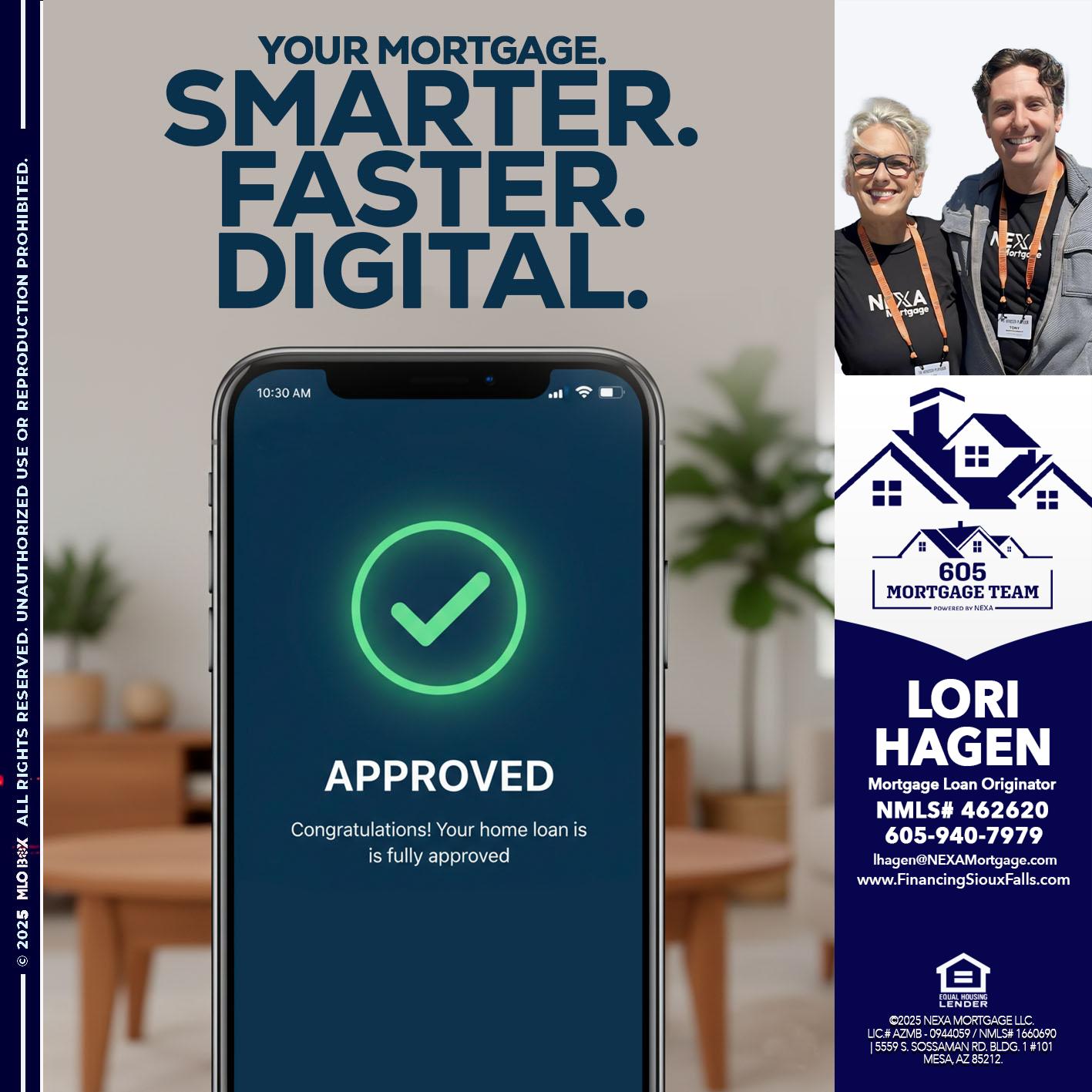 smarter faster digital - Lori Hagen & Tony Bartholomaus -Mortgage Brokers