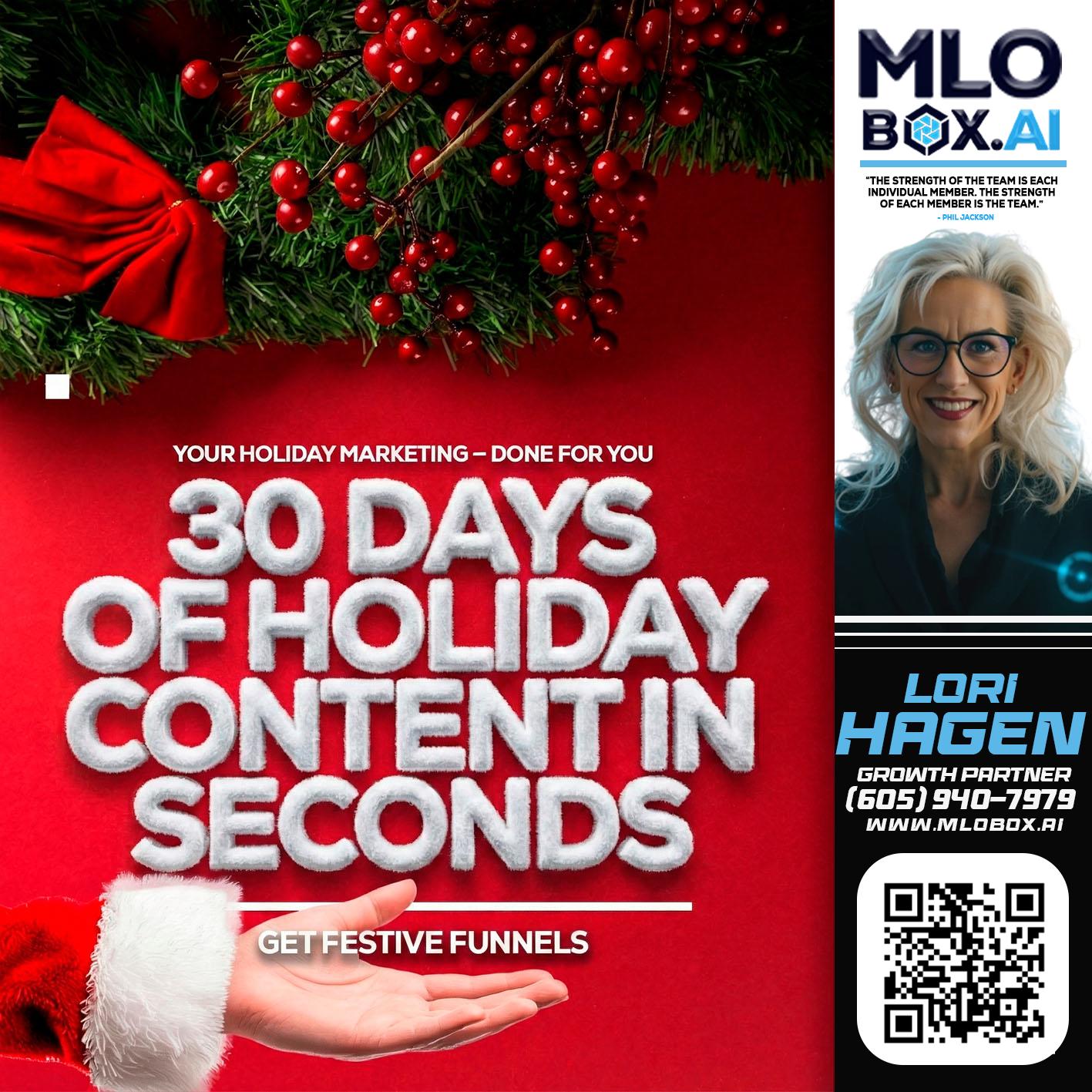 30 DAYS - Lori Hagen & Tony Bartholomaus -Mortgage Brokers