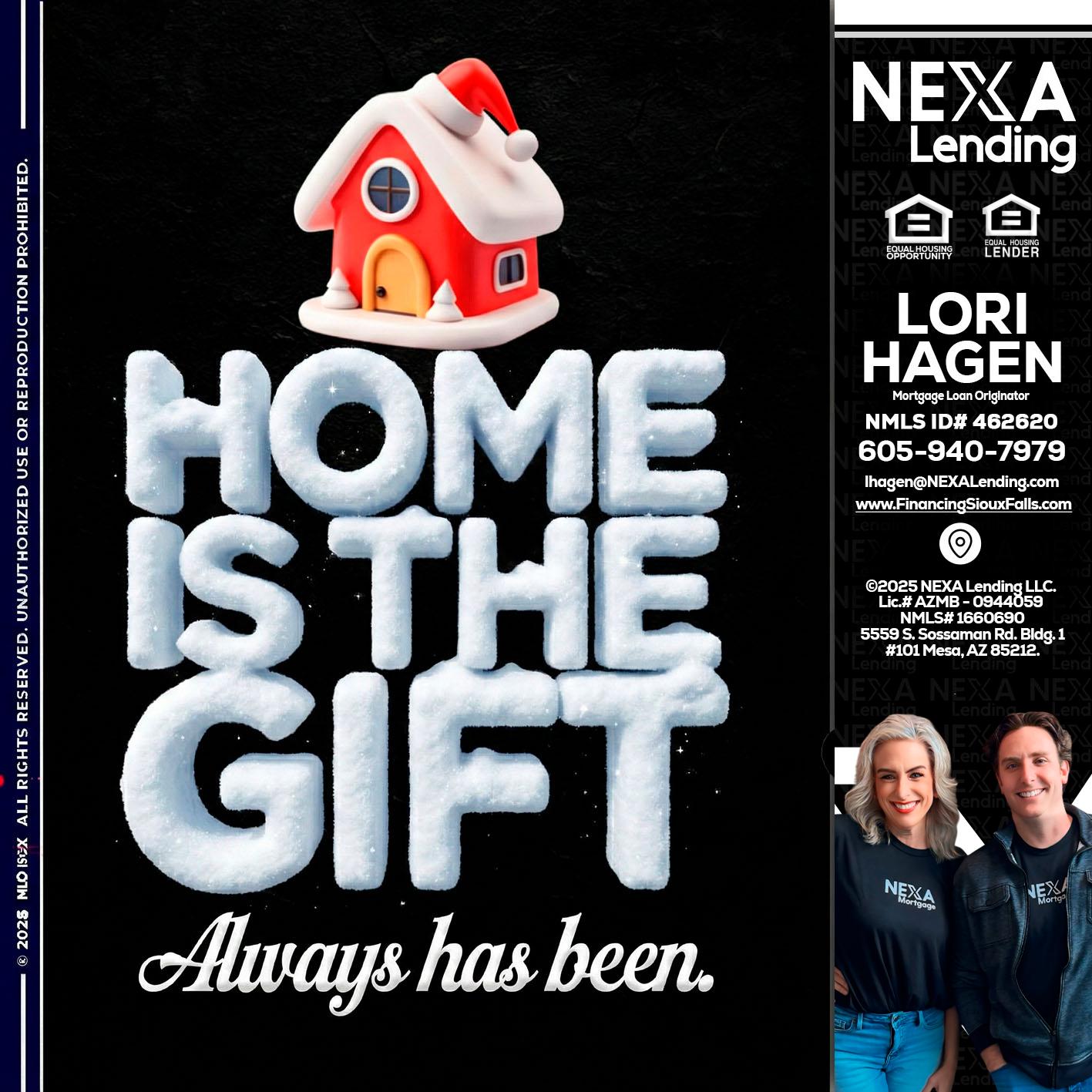 home is the gift - Lori Hagen & Tony Bartholomaus -Mortgage Brokers