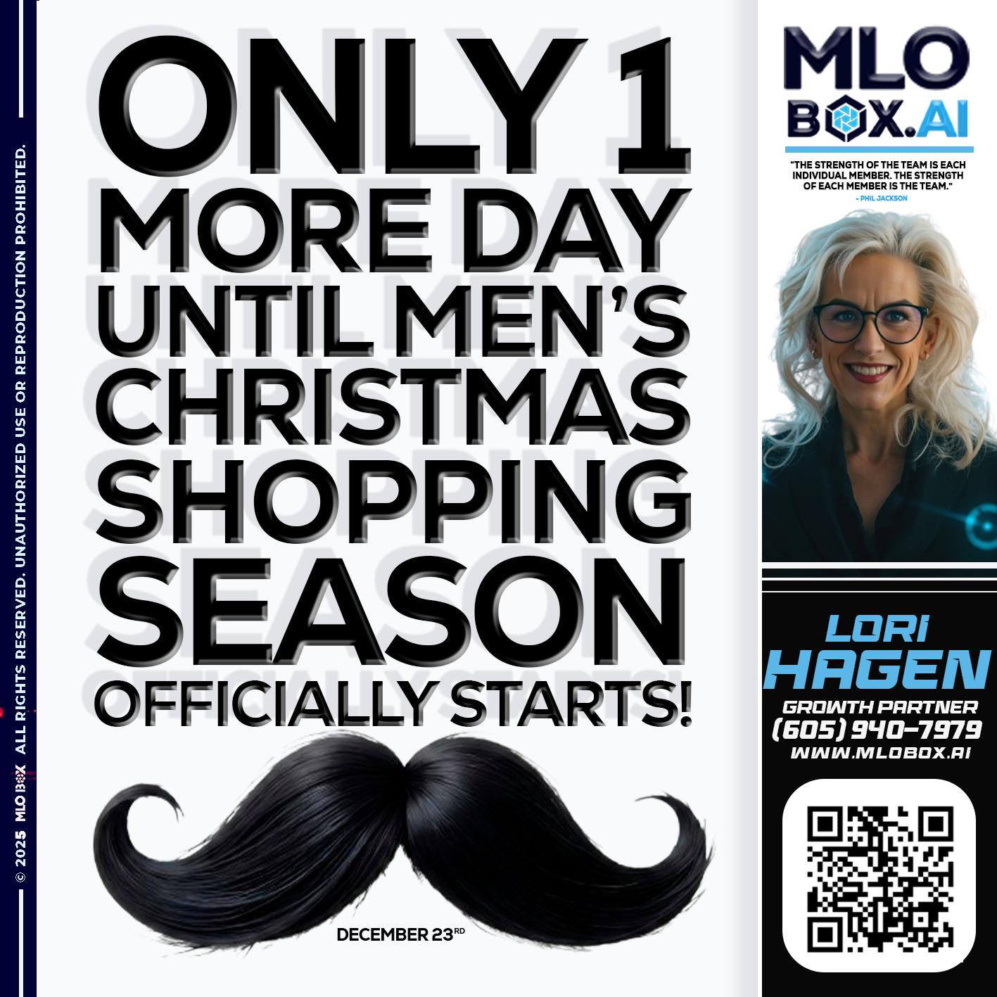 only one more day - Lori Hagen & Tony Bartholomaus -Mortgage Brokers