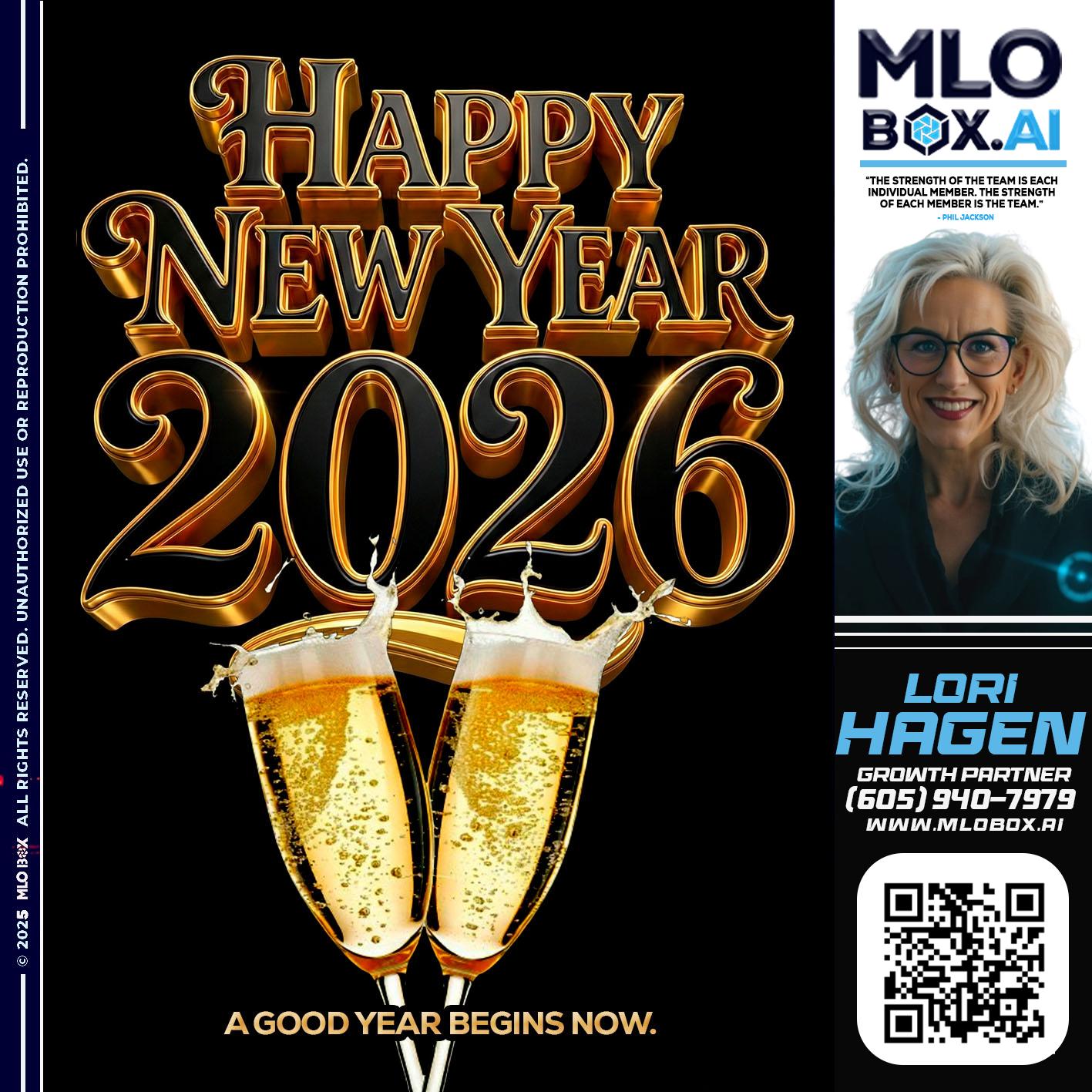 HAPPY NEW YEAR - Lori Hagen & Tony Bartholomaus -Mortgage Brokers