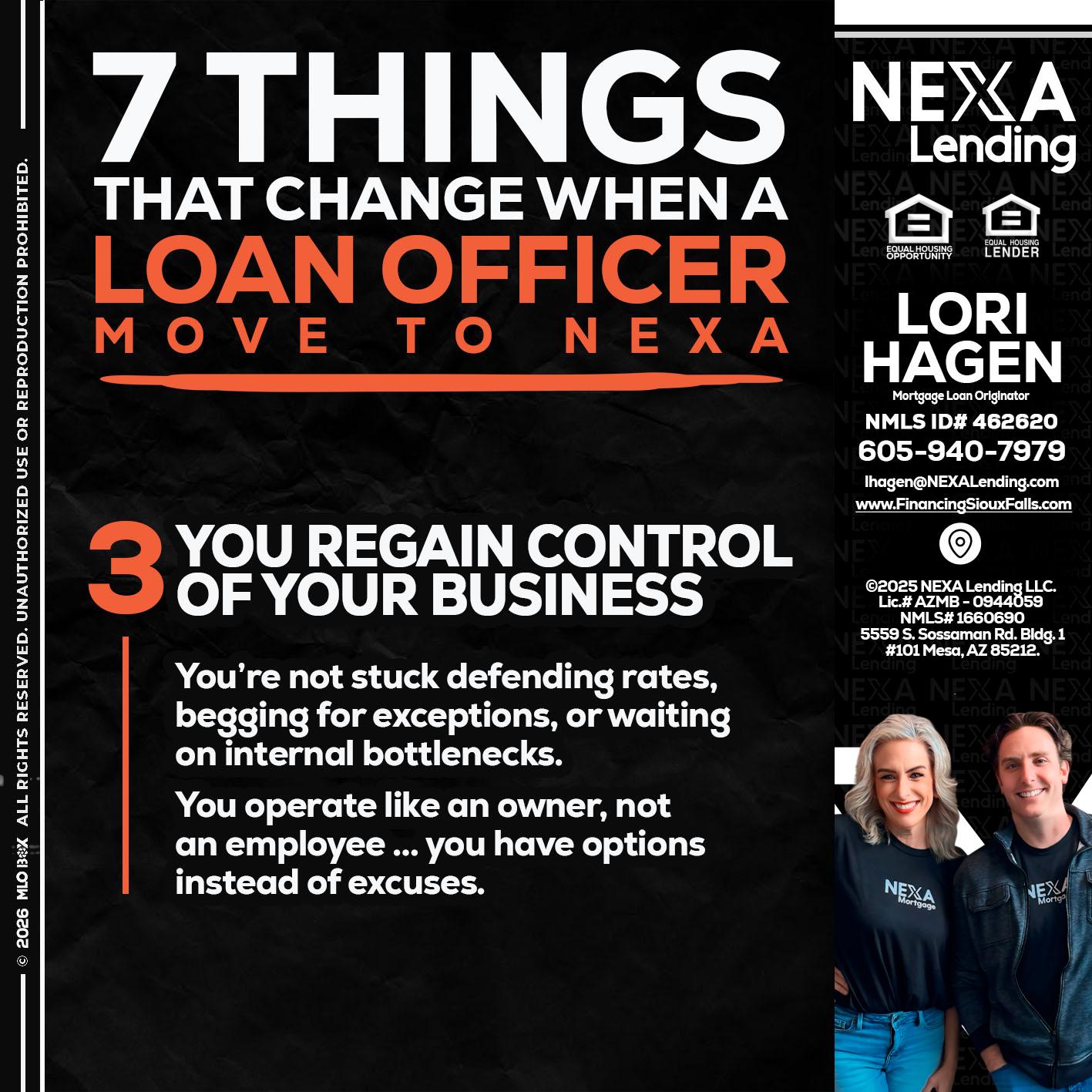 7 things (3) - Lori Hagen & Tony Bartholomaus -Mortgage Brokers