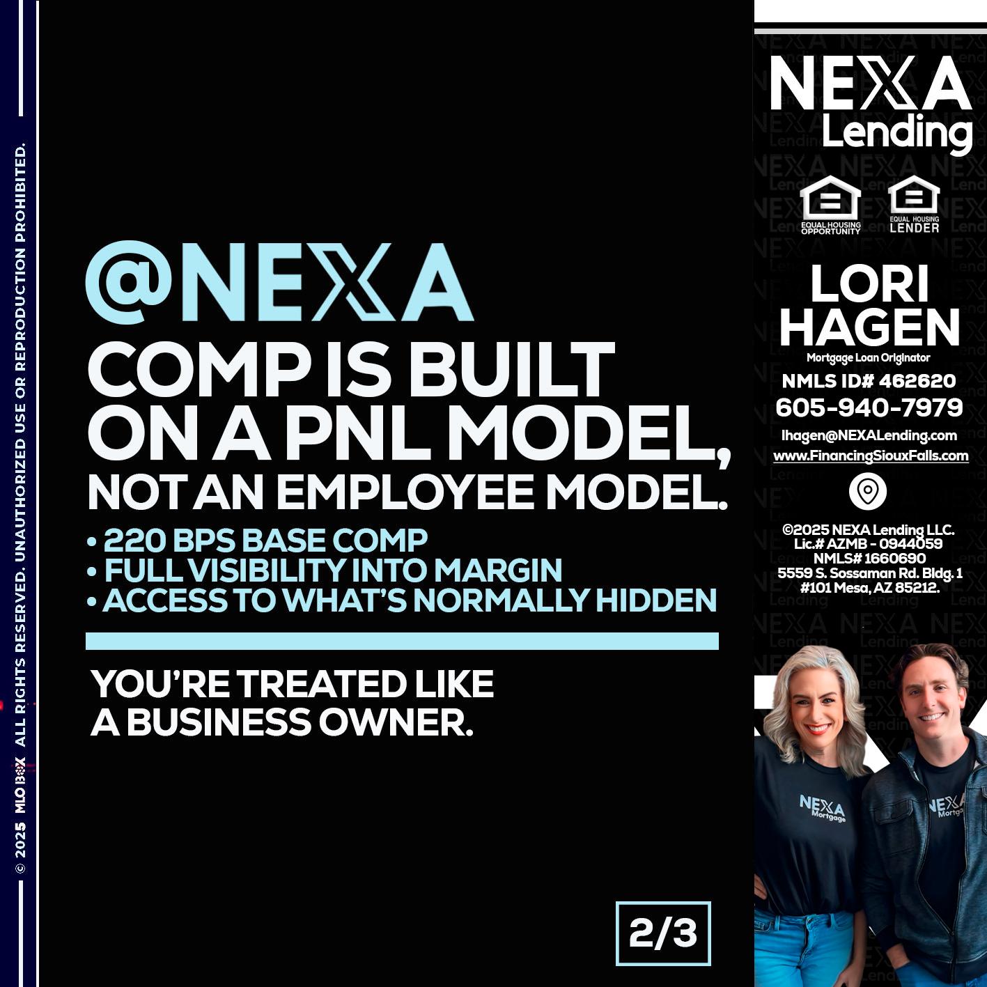 2 OF 3 - Lori Hagen & Tony Bartholomaus -Mortgage Brokers