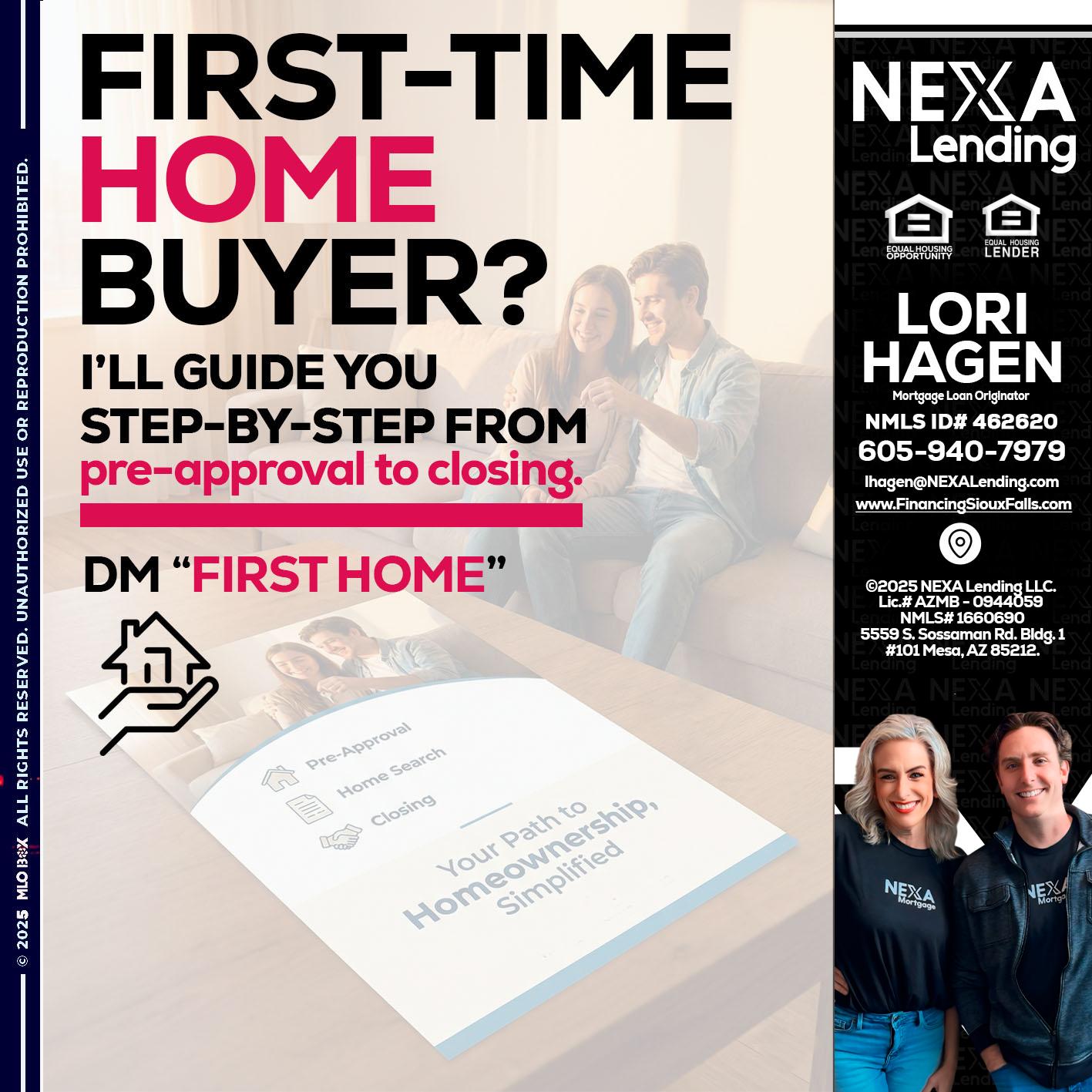 first time home buyer - Lori Hagen & Tony Bartholomaus -Mortgage Brokers