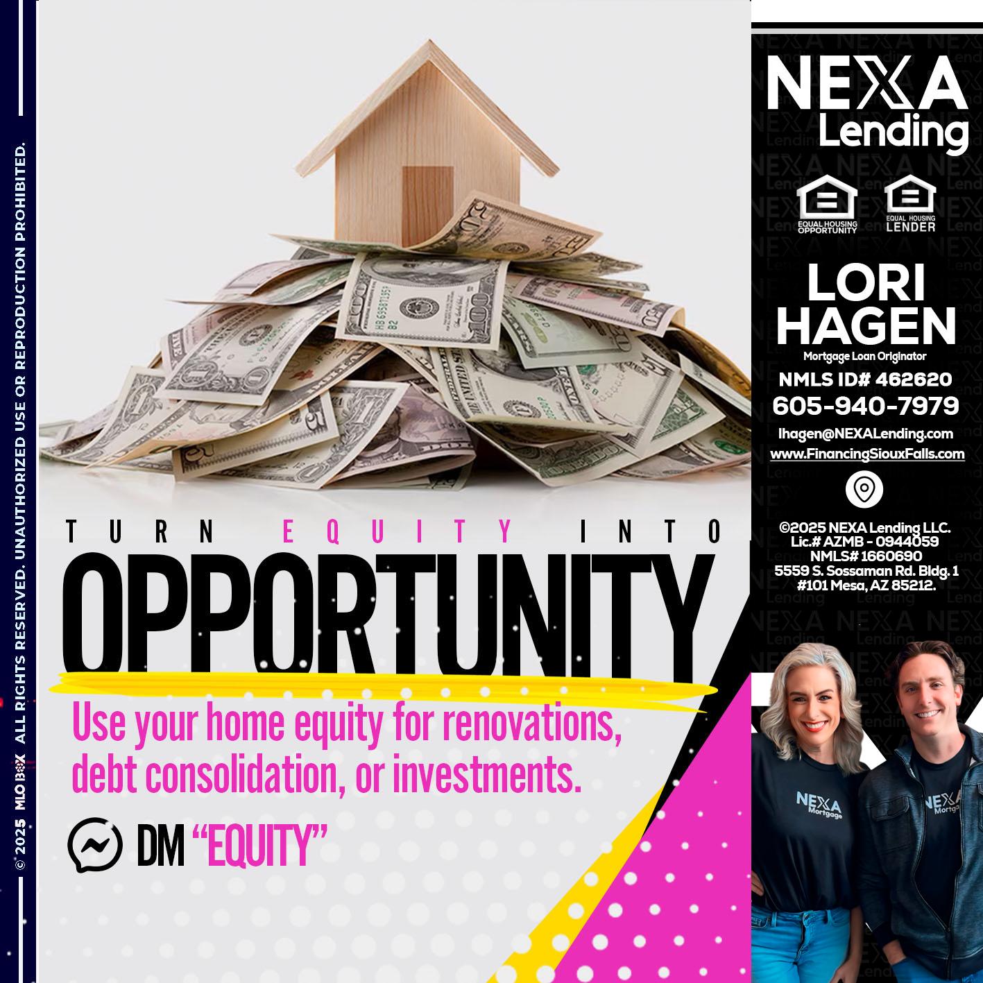 opportunity - Lori Hagen & Tony Bartholomaus -Mortgage Brokers
