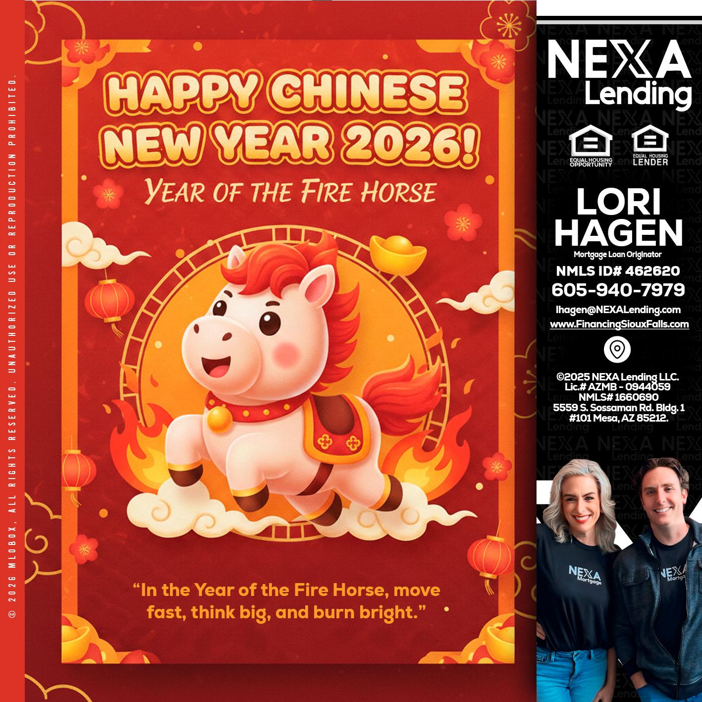 happy Chinese new year - Lori Hagen & Tony Bartholomaus -Mortgage Brokers