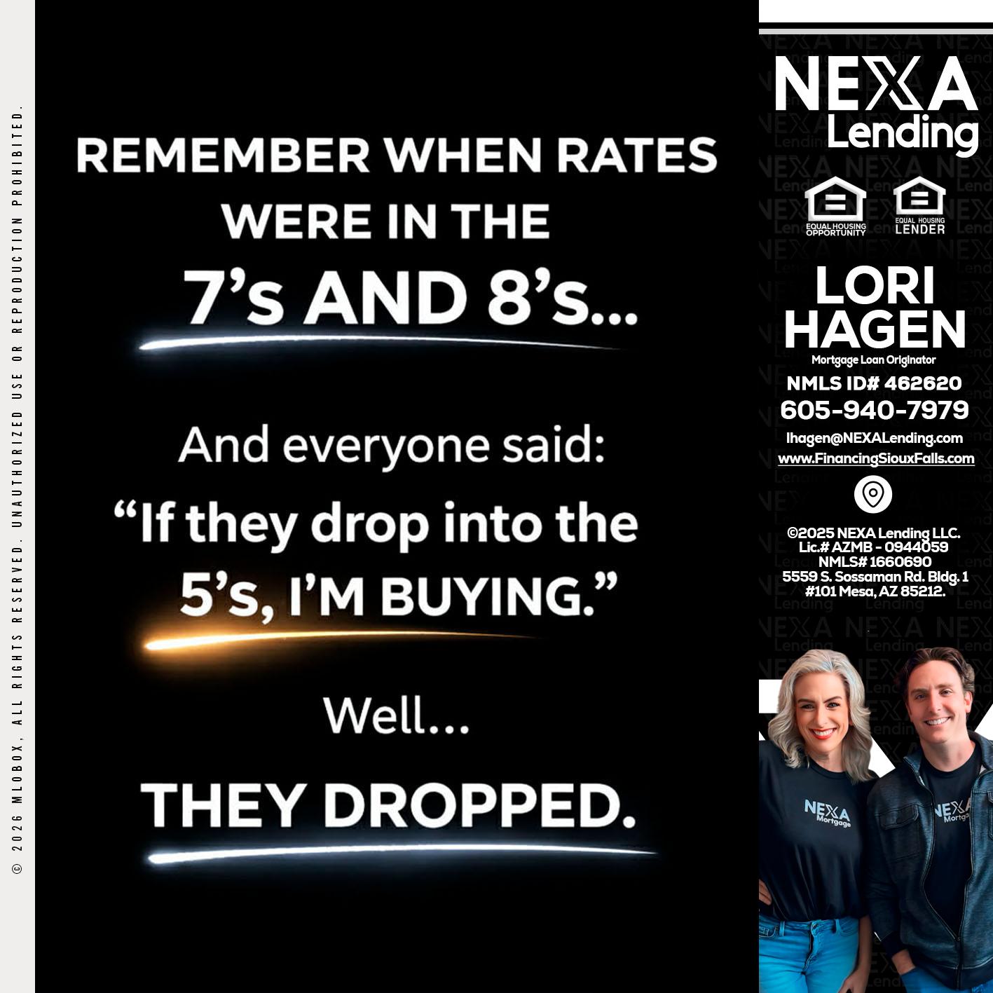 REMEMBER WHEN - Lori Hagen & Tony Bartholomaus -Mortgage Brokers