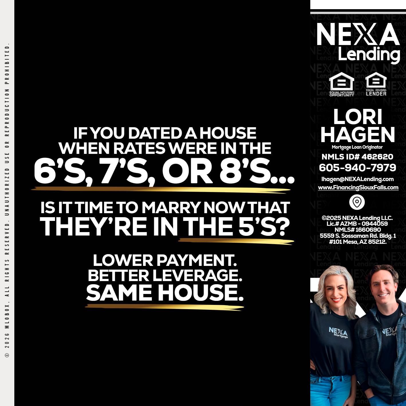 if you dated a house - Lori Hagen & Tony Bartholomaus -Mortgage Brokers