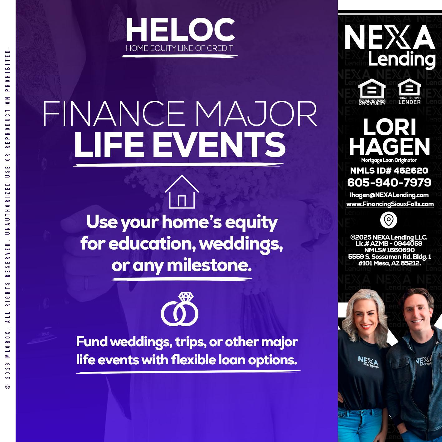HELOC - Lori Hagen & Tony Bartholomaus -Mortgage Brokers