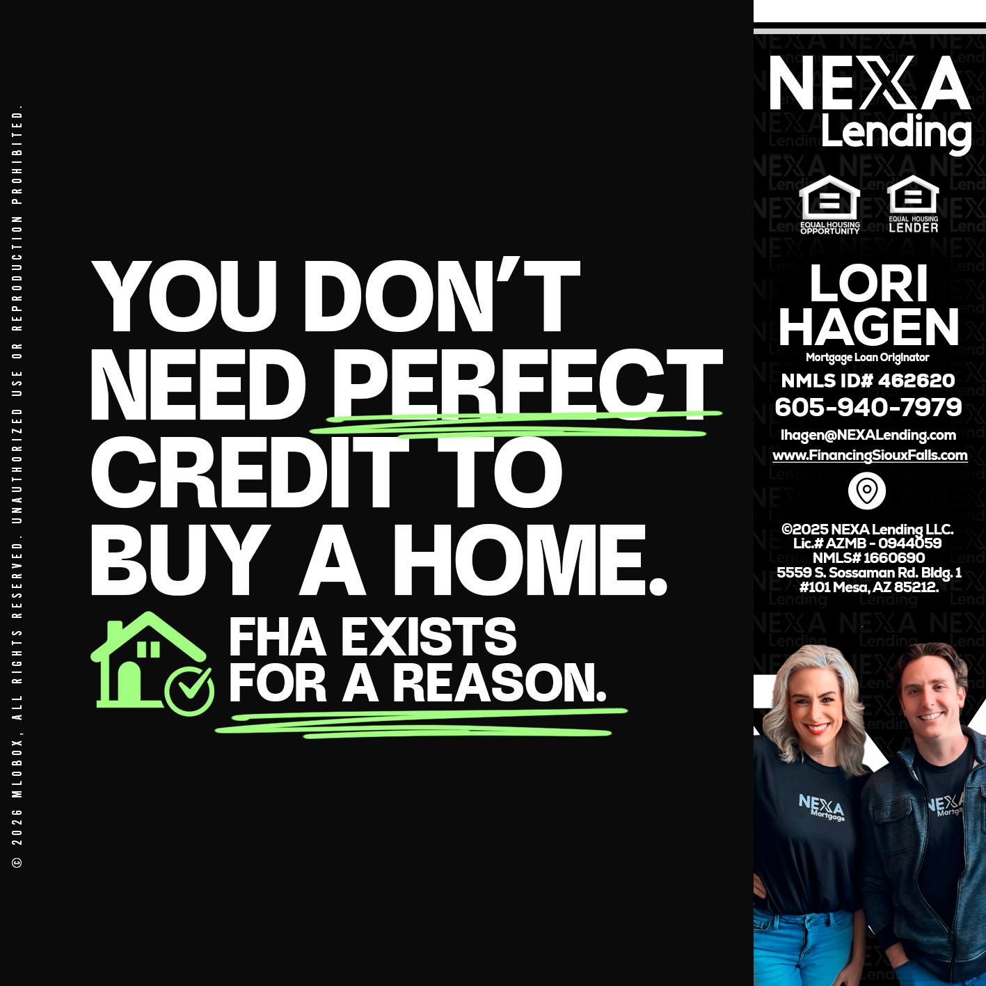 you don't need - Lori Hagen & Tony Bartholomaus -Mortgage Brokers