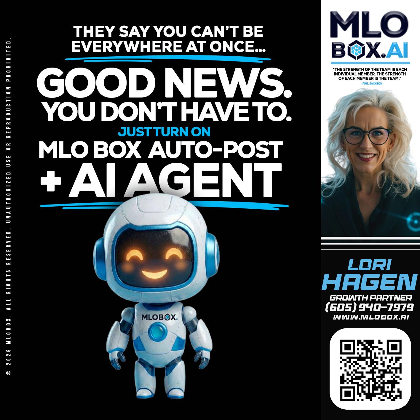 GOOD NEWS - Lori Hagen & Tony Bartholomaus -Mortgage Brokers