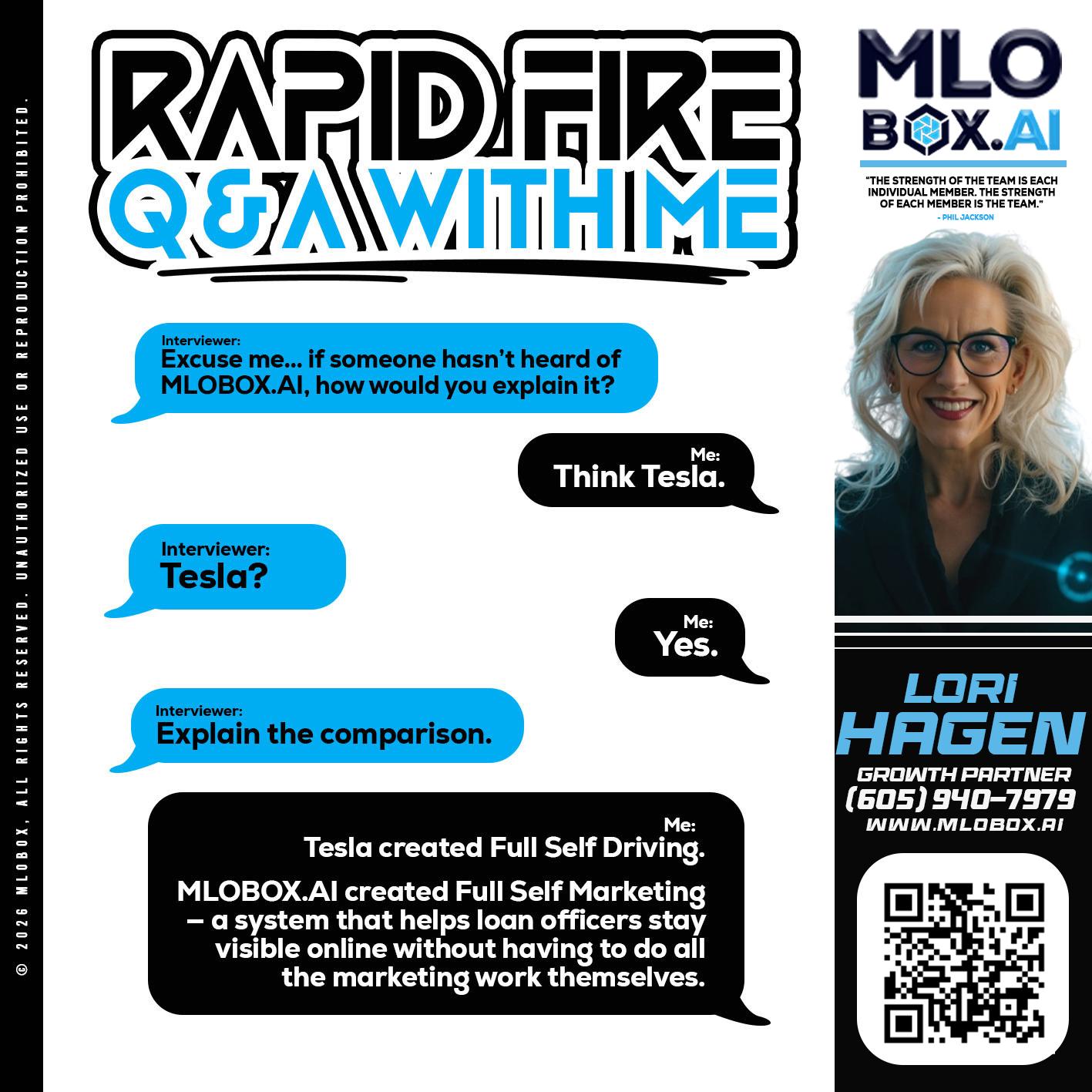 RAPID FIRE Q&A - Lori Hagen & Tony Bartholomaus -Mortgage Brokers