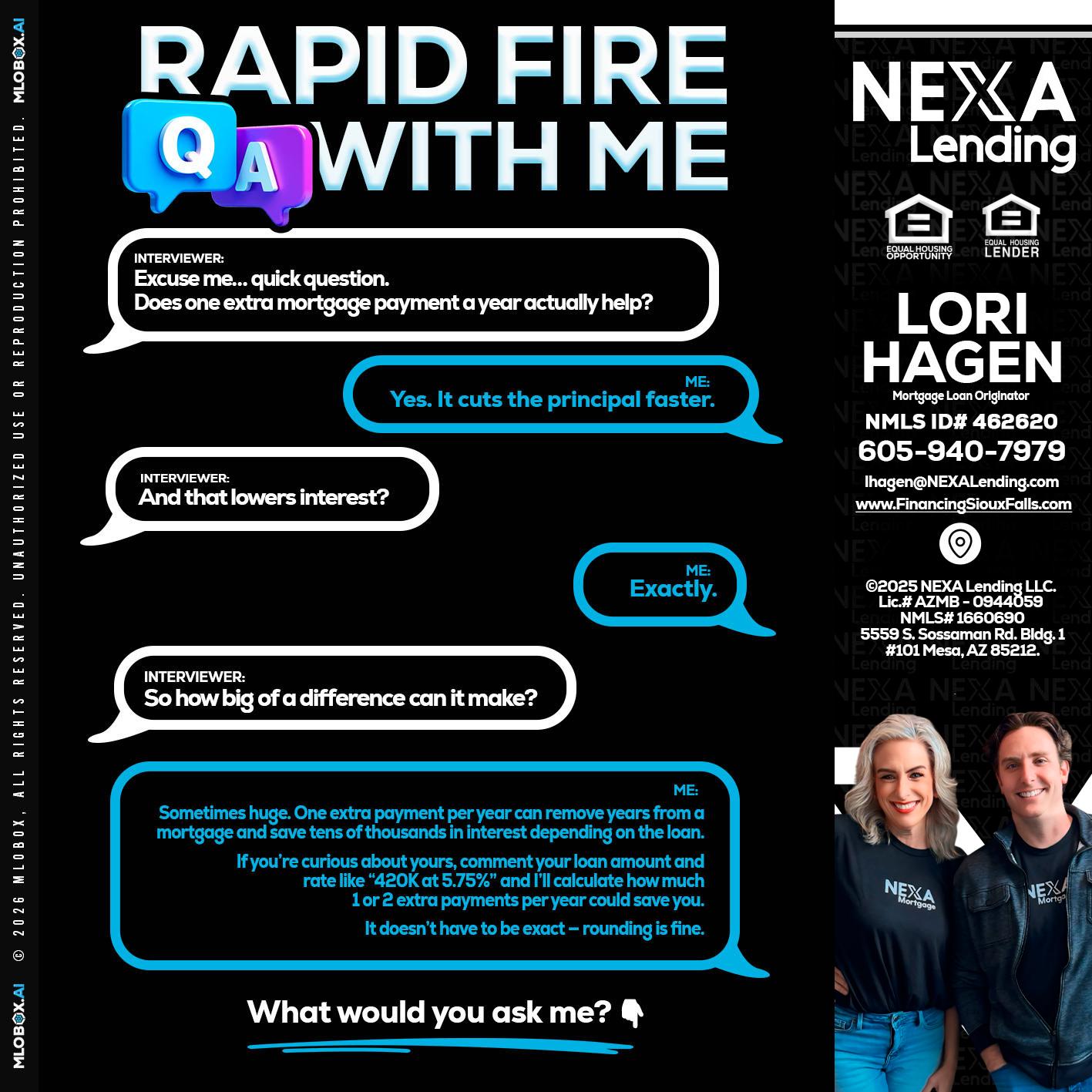 RAPID Q&A - Lori Hagen & Tony Bartholomaus -Mortgage Brokers