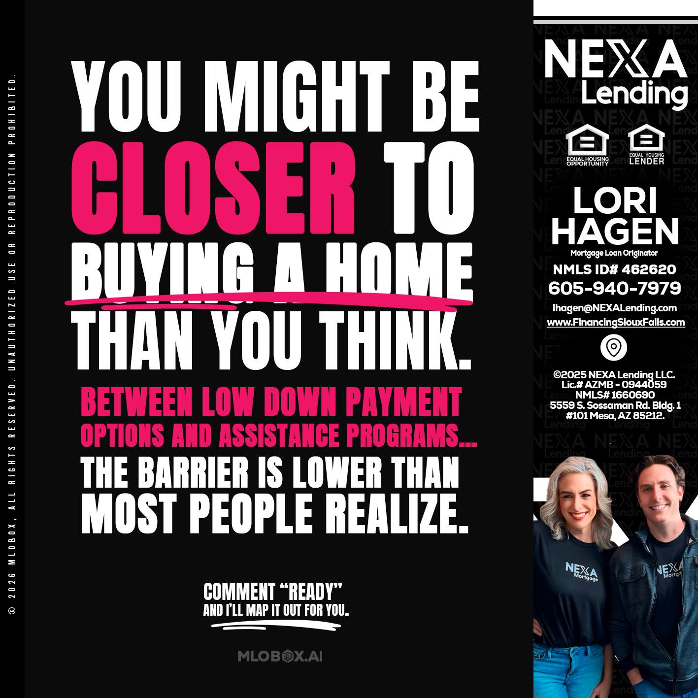 YOU MIGHT BE - Lori Hagen & Tony Bartholomaus -Mortgage Brokers