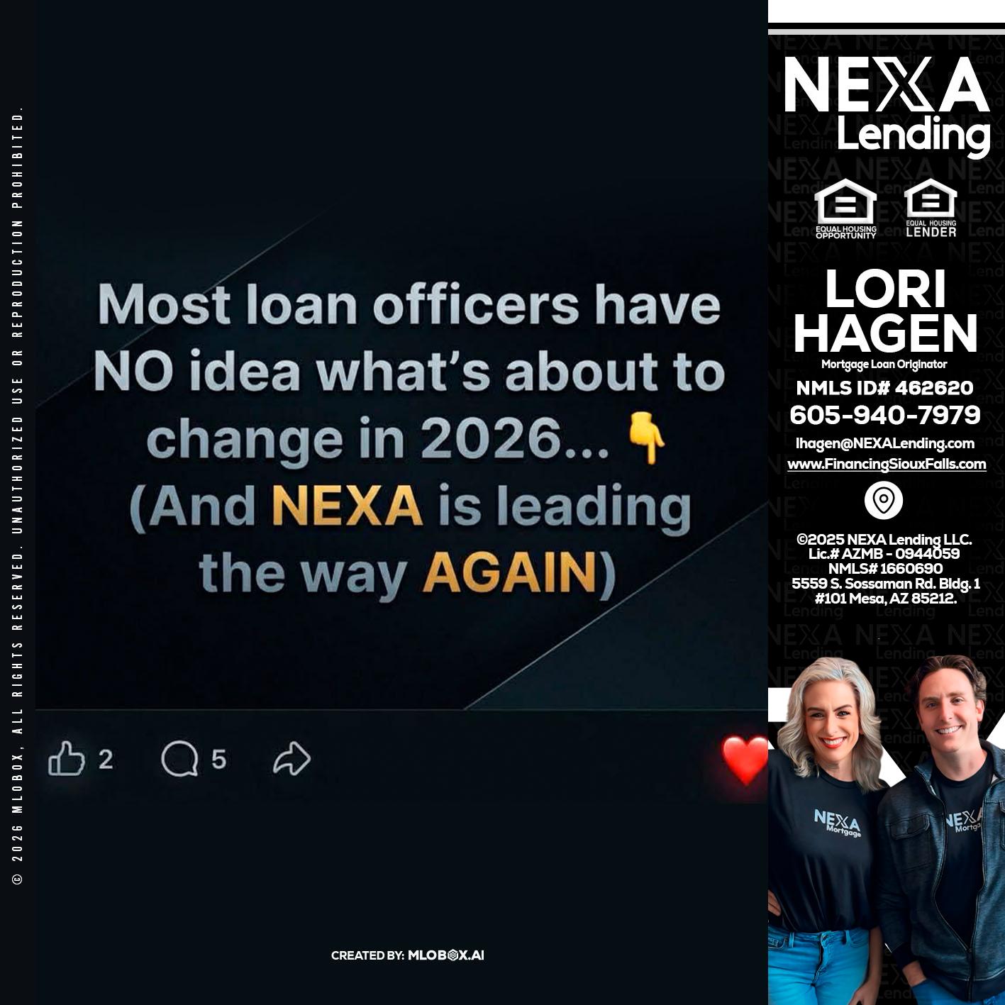 most loan officers - Lori Hagen & Tony Bartholomaus -Mortgage Brokers