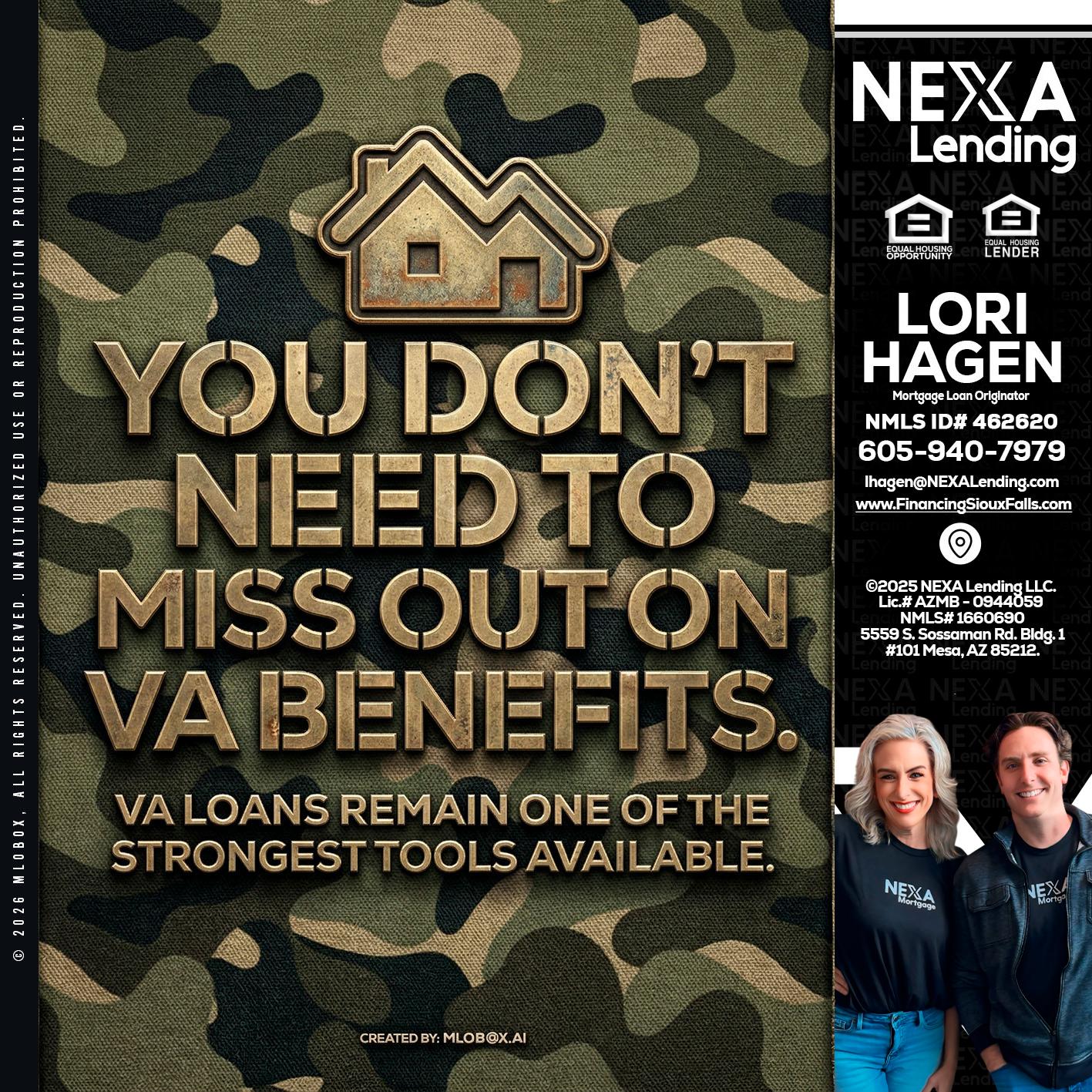 you don't need - Lori Hagen & Tony Bartholomaus -Mortgage Brokers