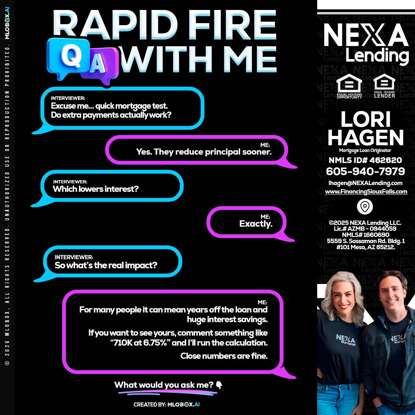 RAPID QA - Lori Hagen & Tony Bartholomaus -Mortgage Brokers