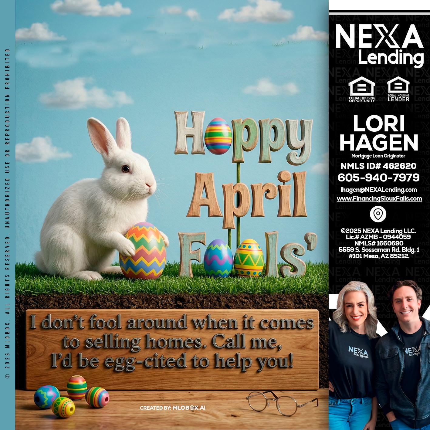 happy april fools - Lori Hagen & Tony Bartholomaus -Mortgage Brokers