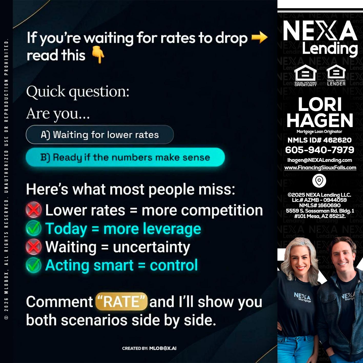 IF YOU ARE - Lori Hagen & Tony Bartholomaus -Mortgage Brokers