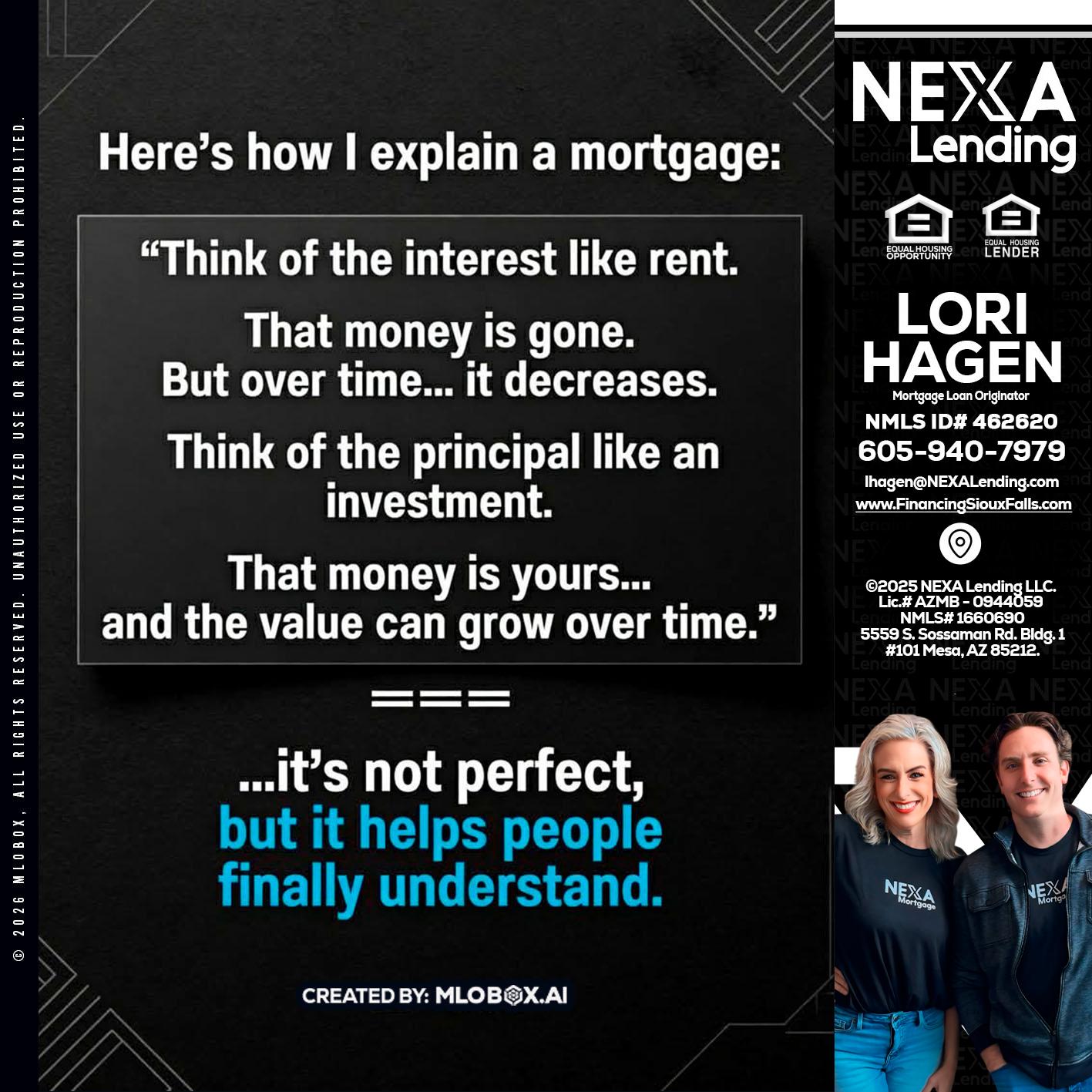 HERES NOW - Lori Hagen & Tony Bartholomaus -Mortgage Brokers