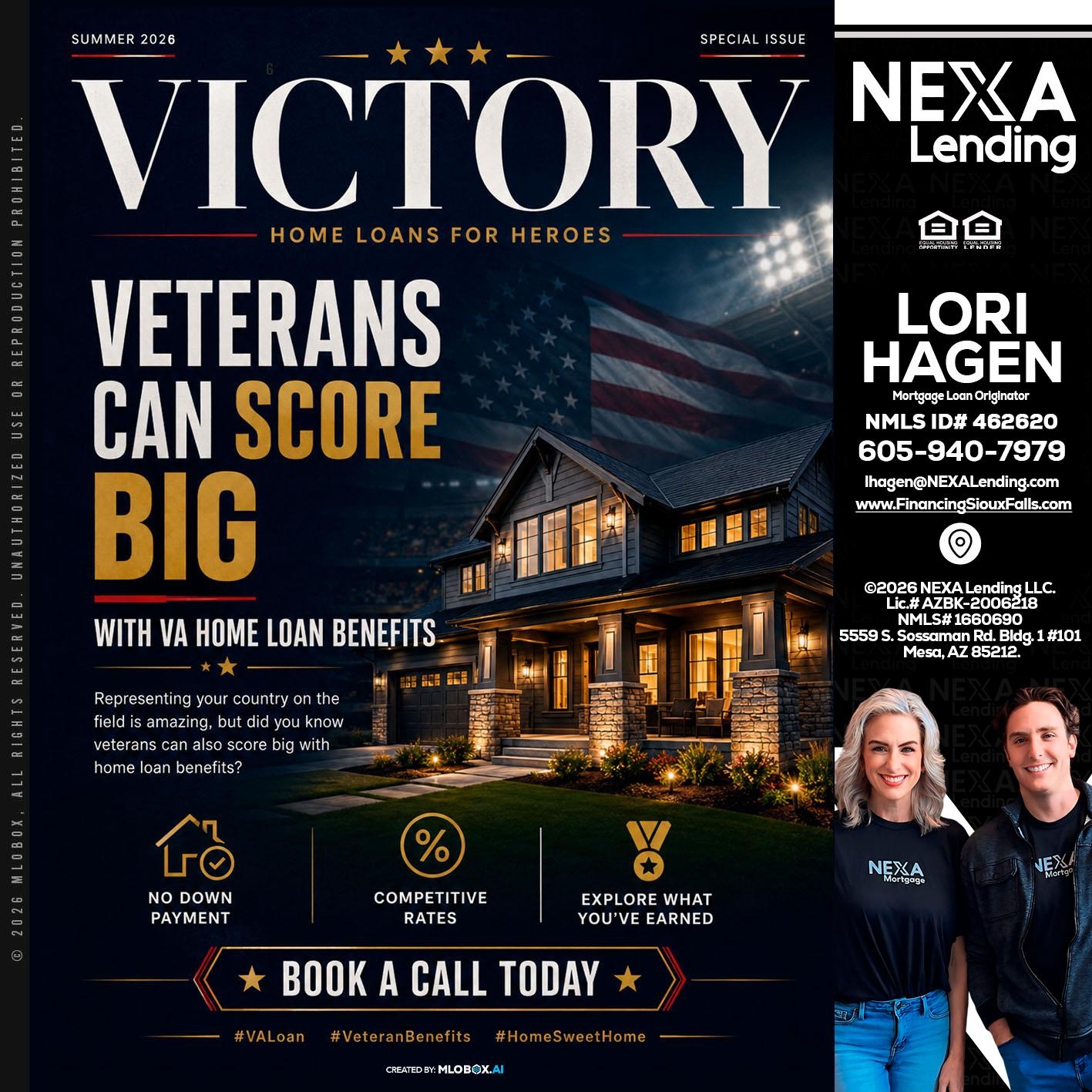 VICTORY - Lori Hagen & Tony Bartholomaus -Mortgage Brokers