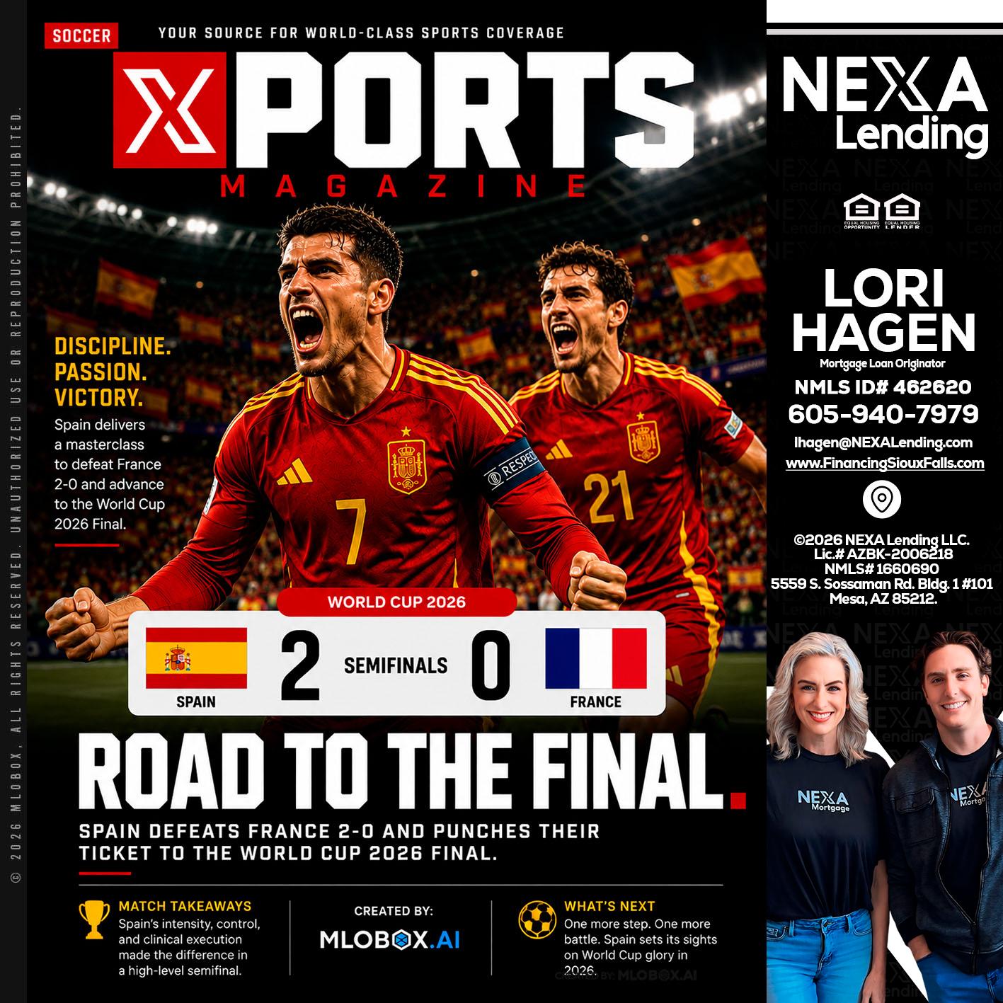XPORTS WORLD CUP 2026 - Lori Hagen & Tony Bartholomaus -Mortgage Brokers