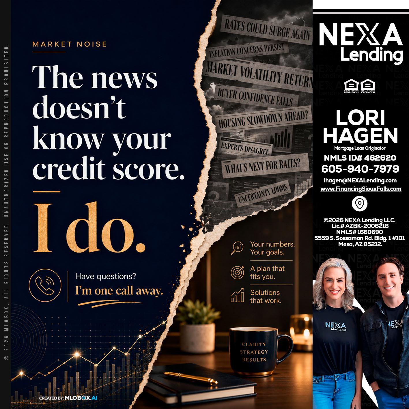 MARKET NOISE - Lori Hagen & Tony Bartholomaus -Mortgage Brokers