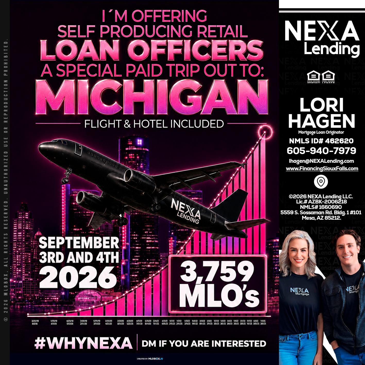 MICHIGAN TRIP - Lori Hagen & Tony Bartholomaus -Mortgage Brokers