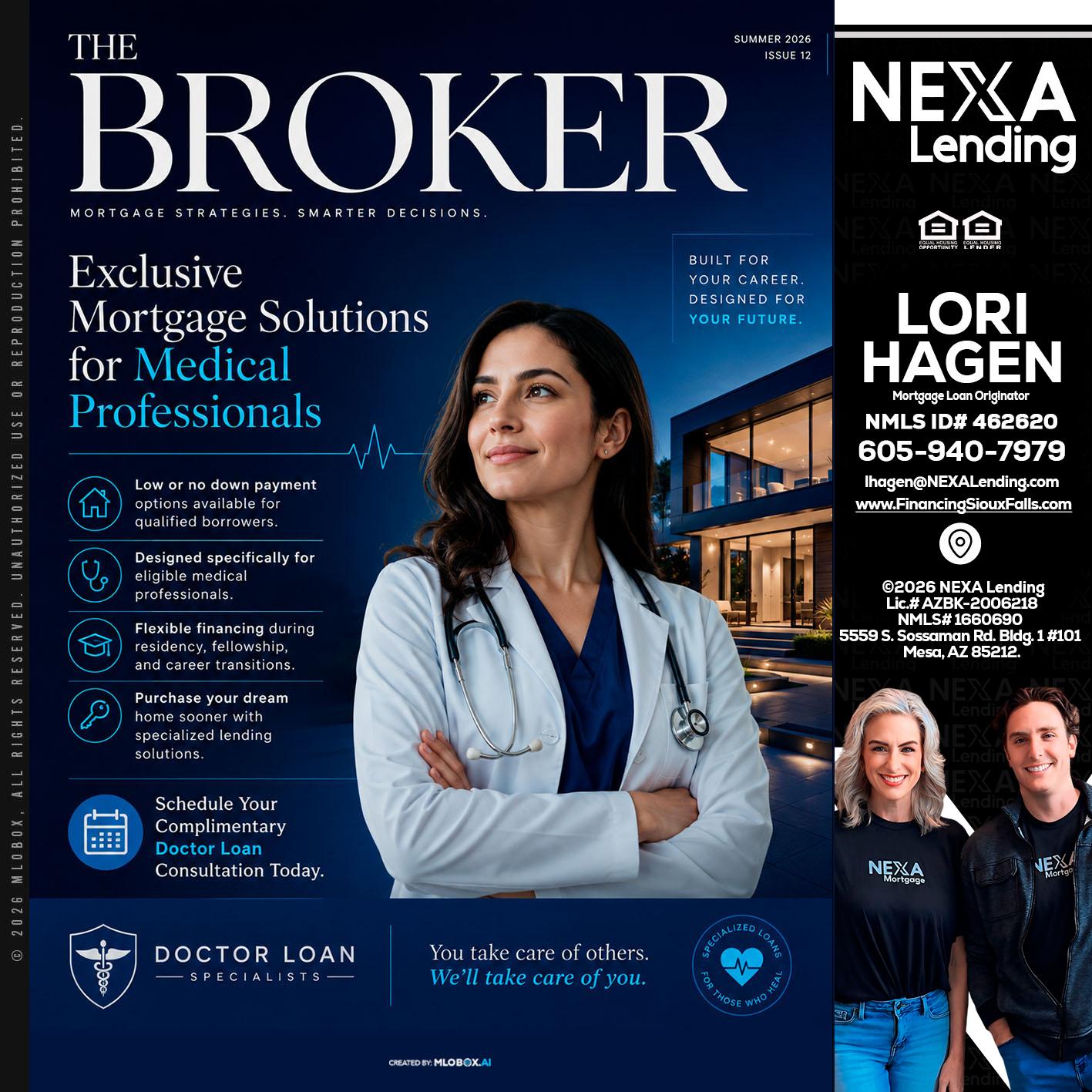 THE BROKER - Lori Hagen & Tony Bartholomaus -Mortgage Brokers
