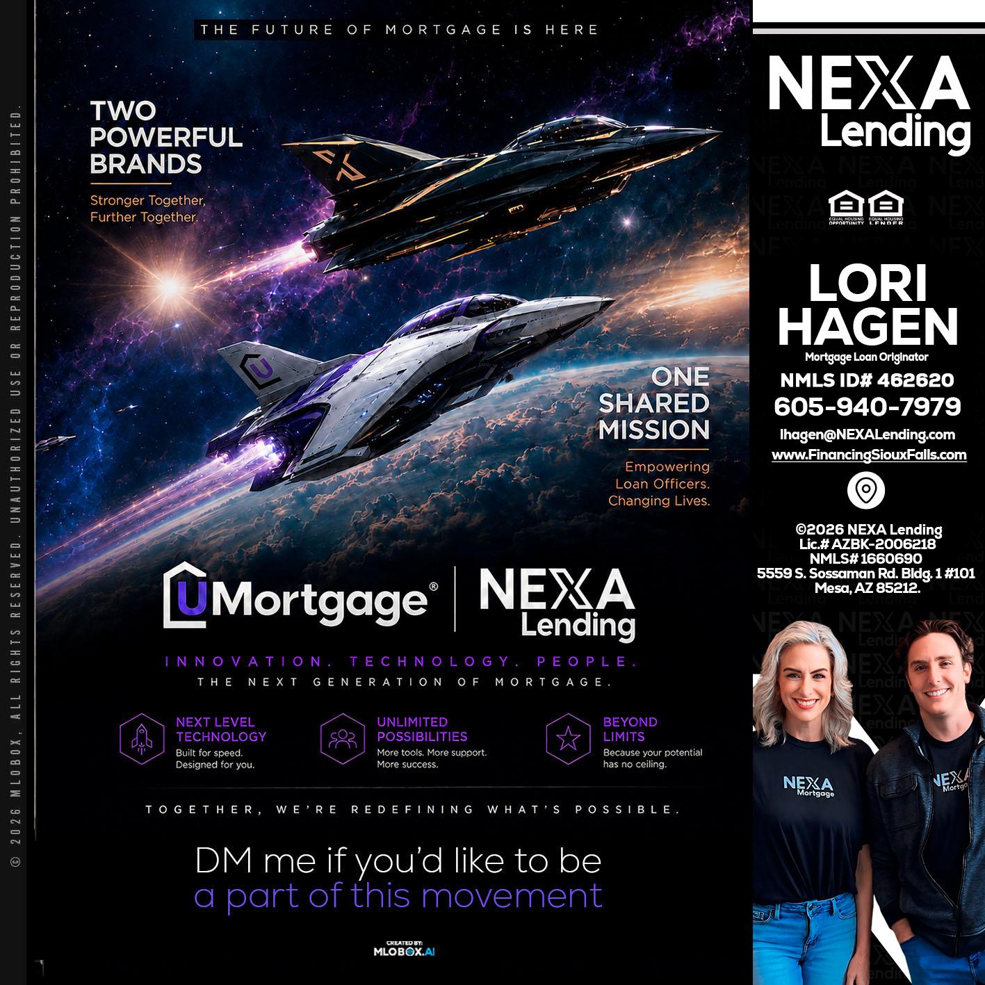 U Mortgage + NEXA lending - Lori Hagen & Tony Bartholomaus -Mortgage Brokers