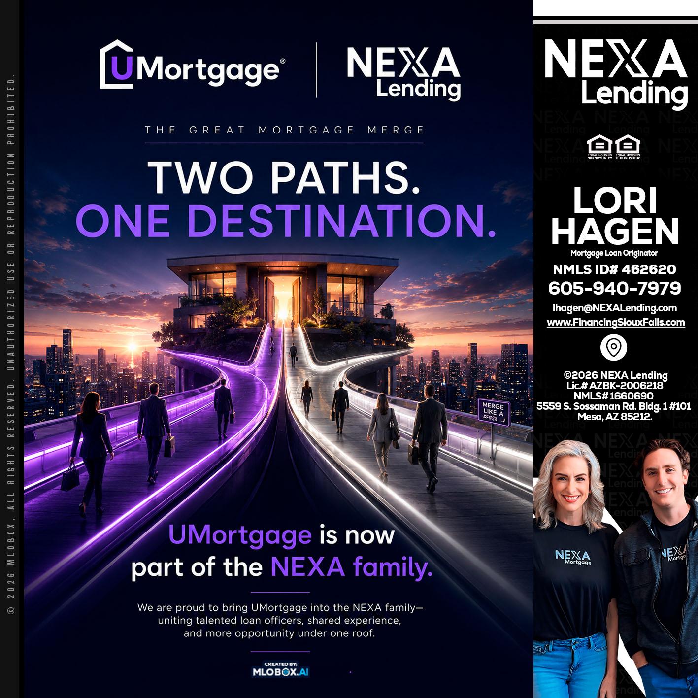 two path - Lori Hagen & Tony Bartholomaus -Mortgage Brokers