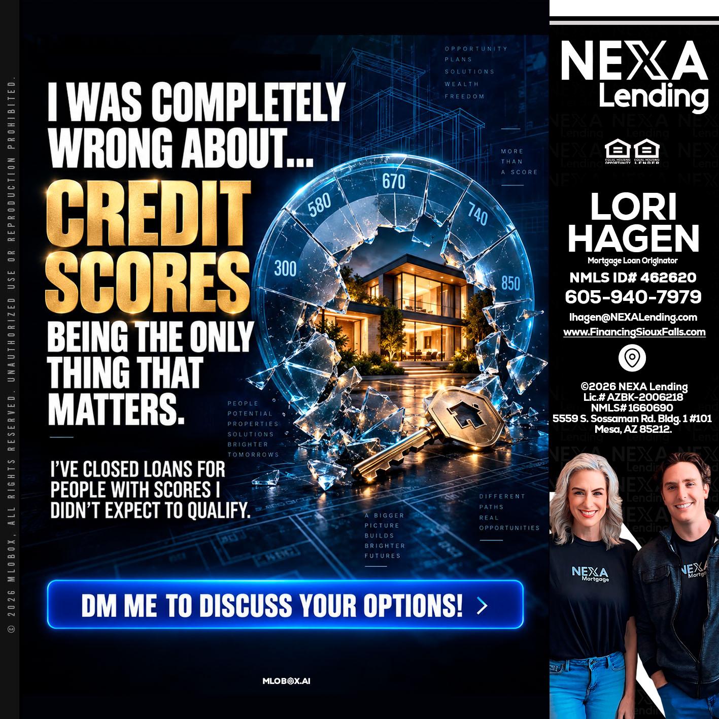 I WAS COMPLETY - Lori Hagen & Tony Bartholomaus -Mortgage Brokers