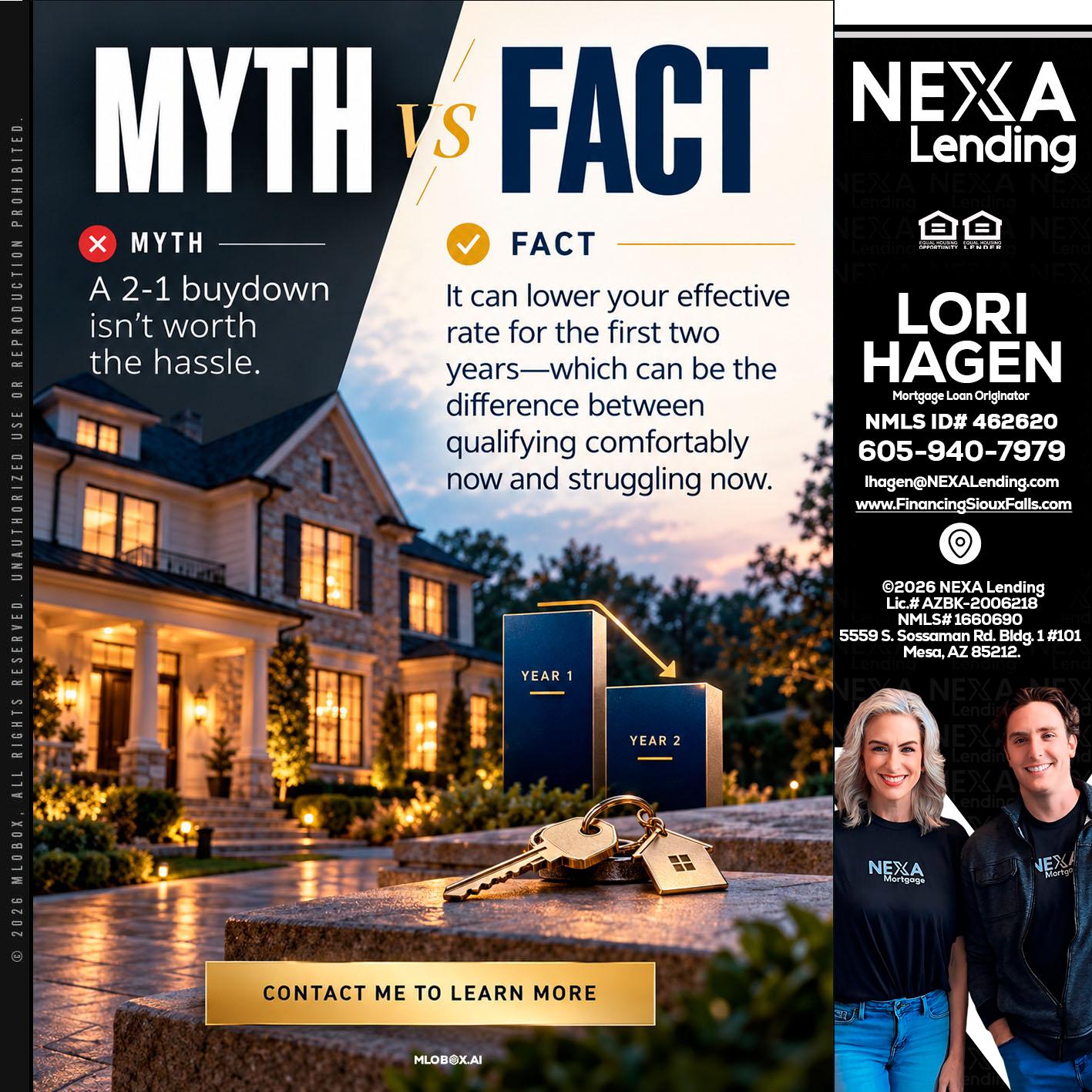 MYTH VS FACT - Lori Hagen & Tony Bartholomaus -Mortgage Brokers